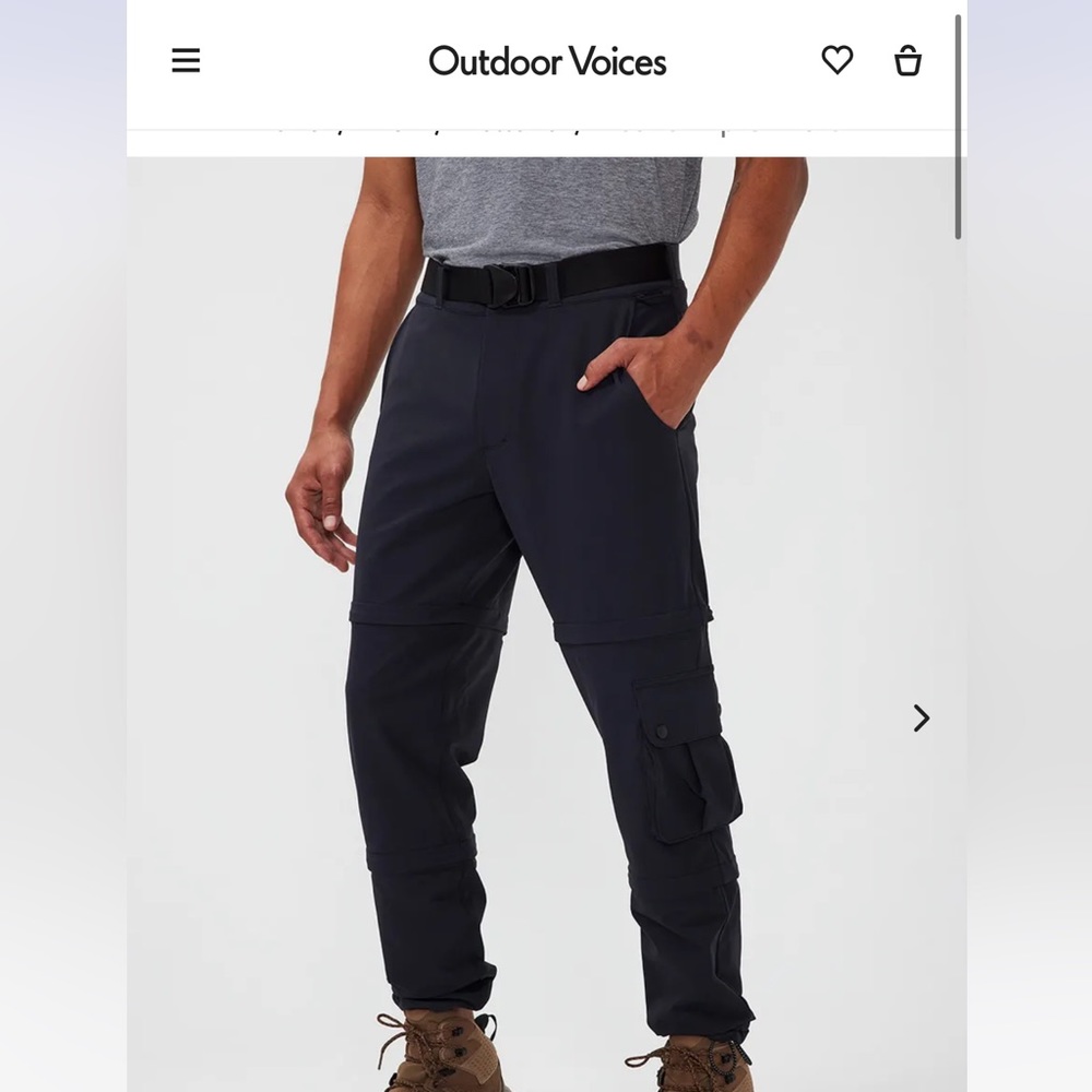 Outdoor Voices RecTek Zip-Off Pants